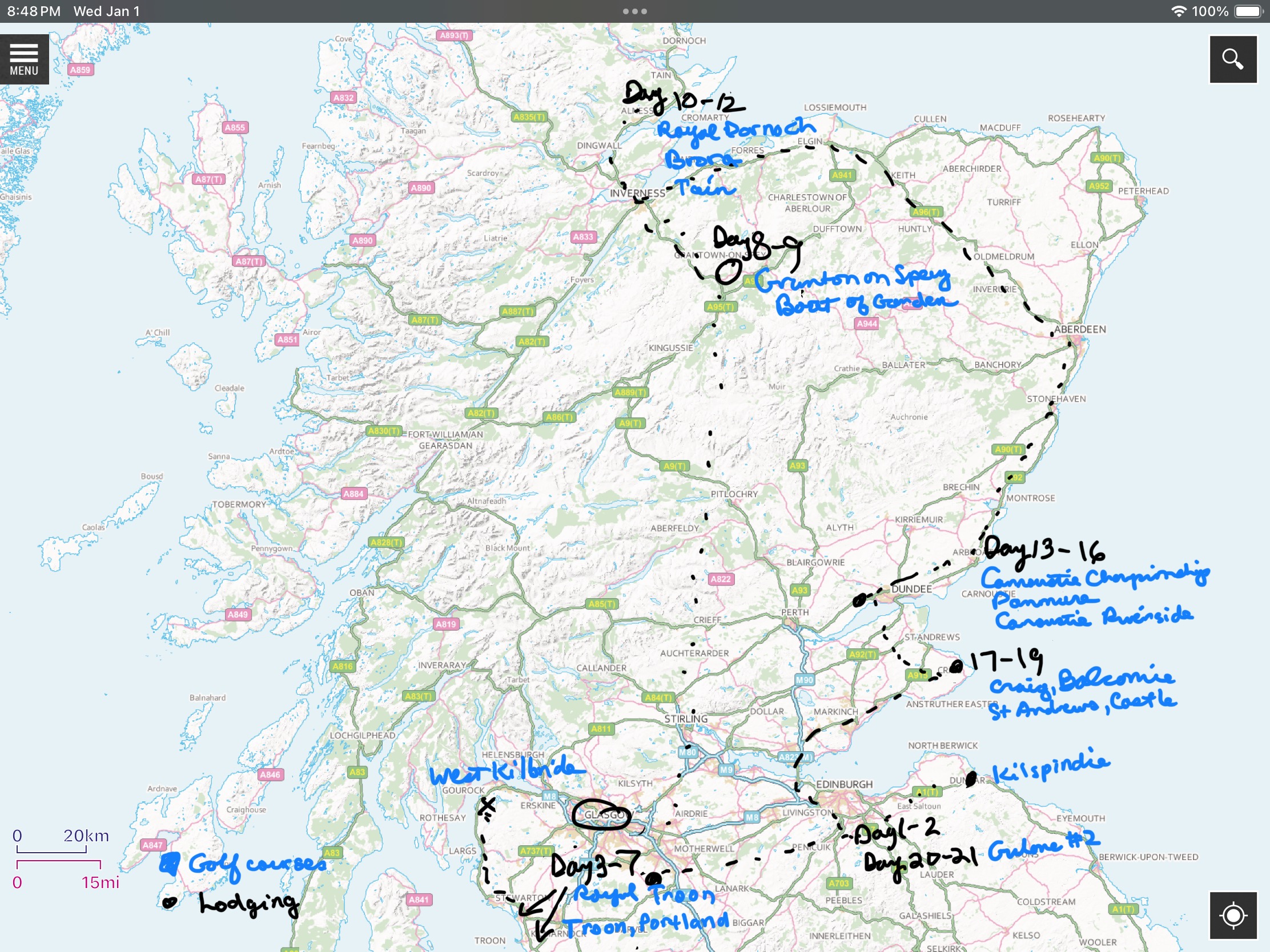 Scotland 2024: East Lothian, West, Central Highlands, North