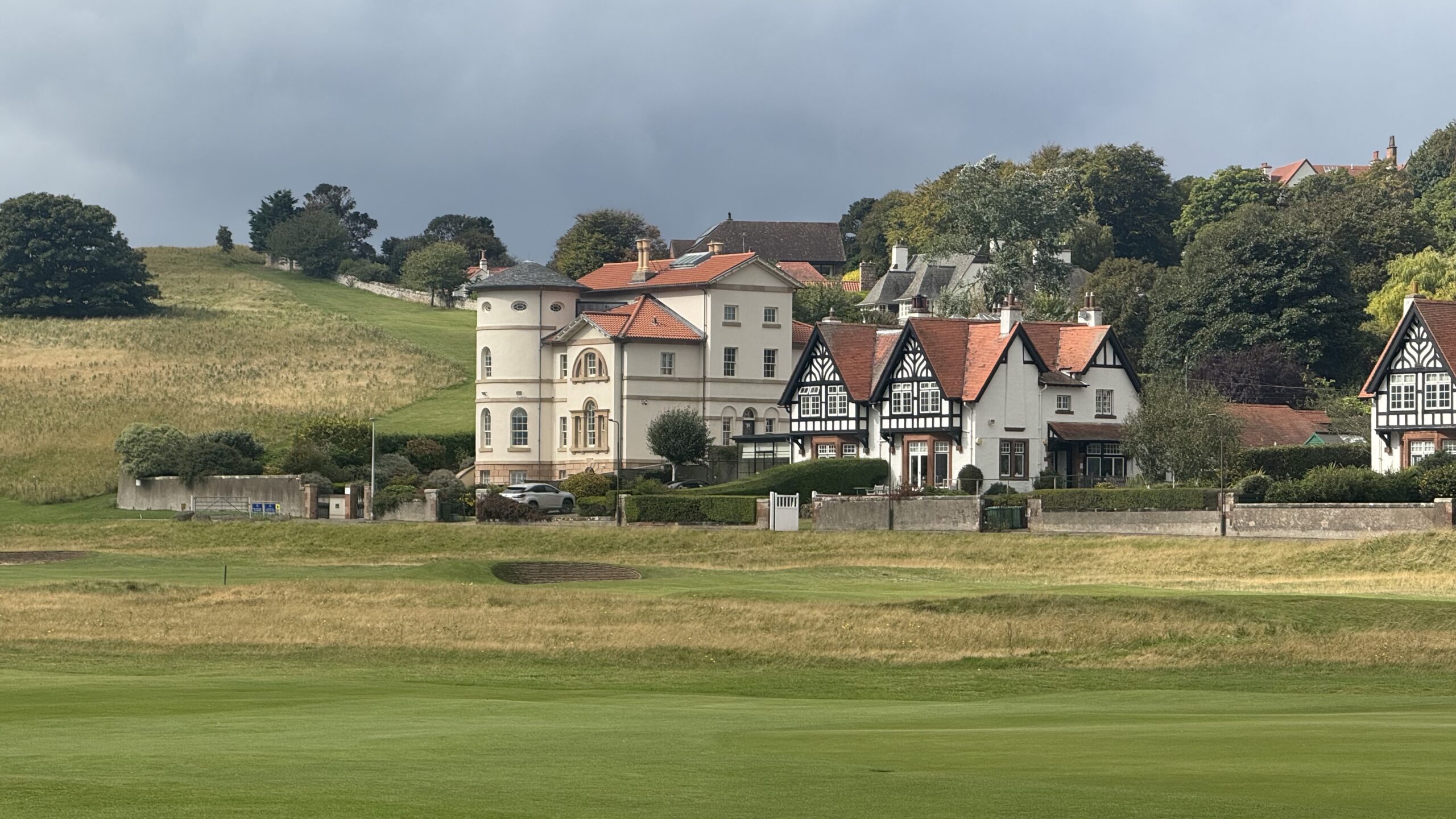 Scotland: Day 16, A Blustery Day in North Berwick and golf with friends!